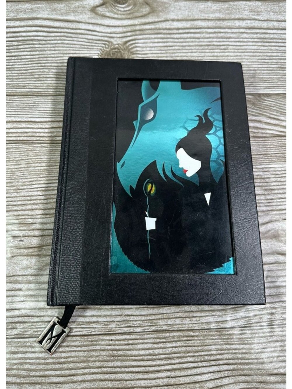 Disney Store 2014 Black Maleficent Sleeping Beauty Aurora Journal Diary Notebook